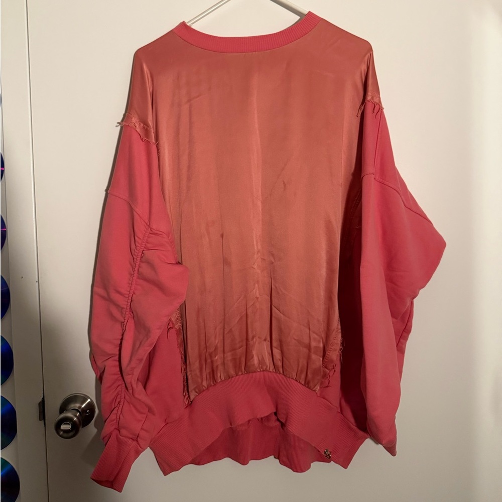 Diesel Women's Pink Oversized Sweatshirt